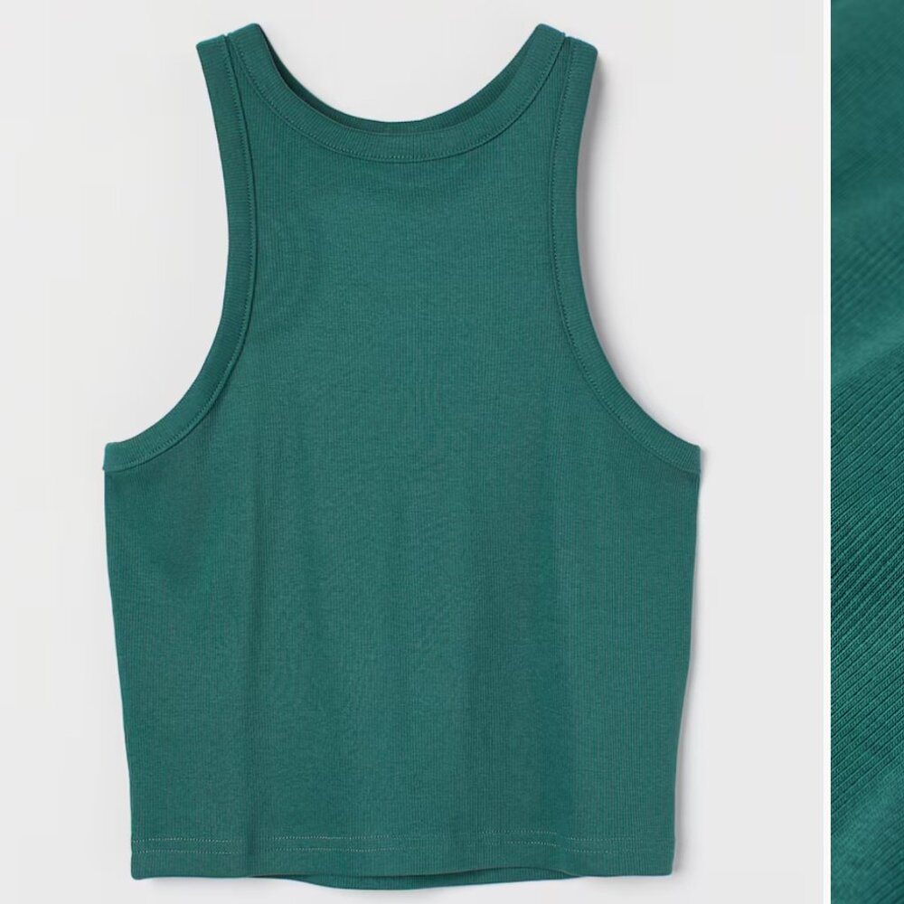 H&M Divided Ribbed Tank Top sz Small